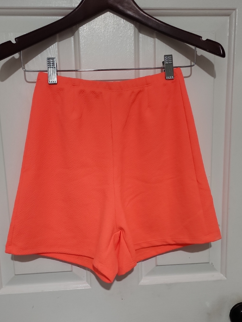 High-Rise Coral Women’s Shorts